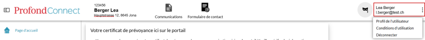 Conditions d'utilisations ProfondConnect