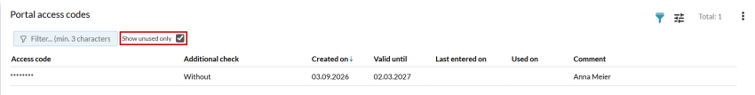ProfondConnect portal access codes